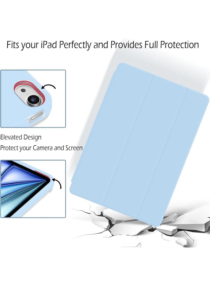 Case for iPad Air 11 Inch 2025 M3/2024 M2/Air 7 6 5 4 Generation (2025/2024/2022/2020) 10.9 Inch with Pencil Holder, Smart Stand Cover, Supports Apple Pencil Charging, Auto Wake/Sleep - Image 5